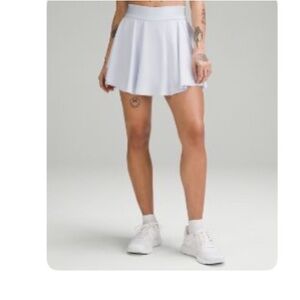 White Athletic Skirt